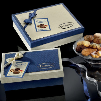 Large Gift Box with Tea and Chocolate Cookies 430g