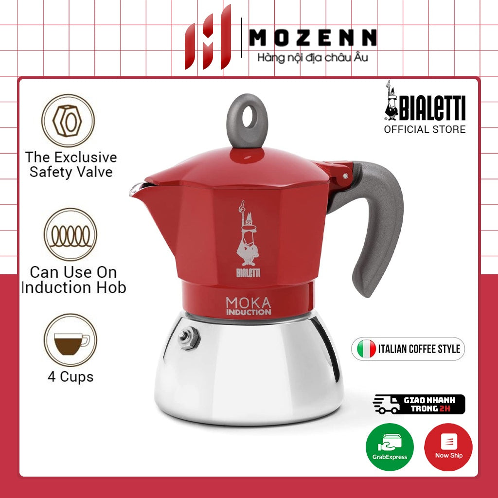 Caffettiera a induzione Bialetti® Moka Alluminio/acciaio inox