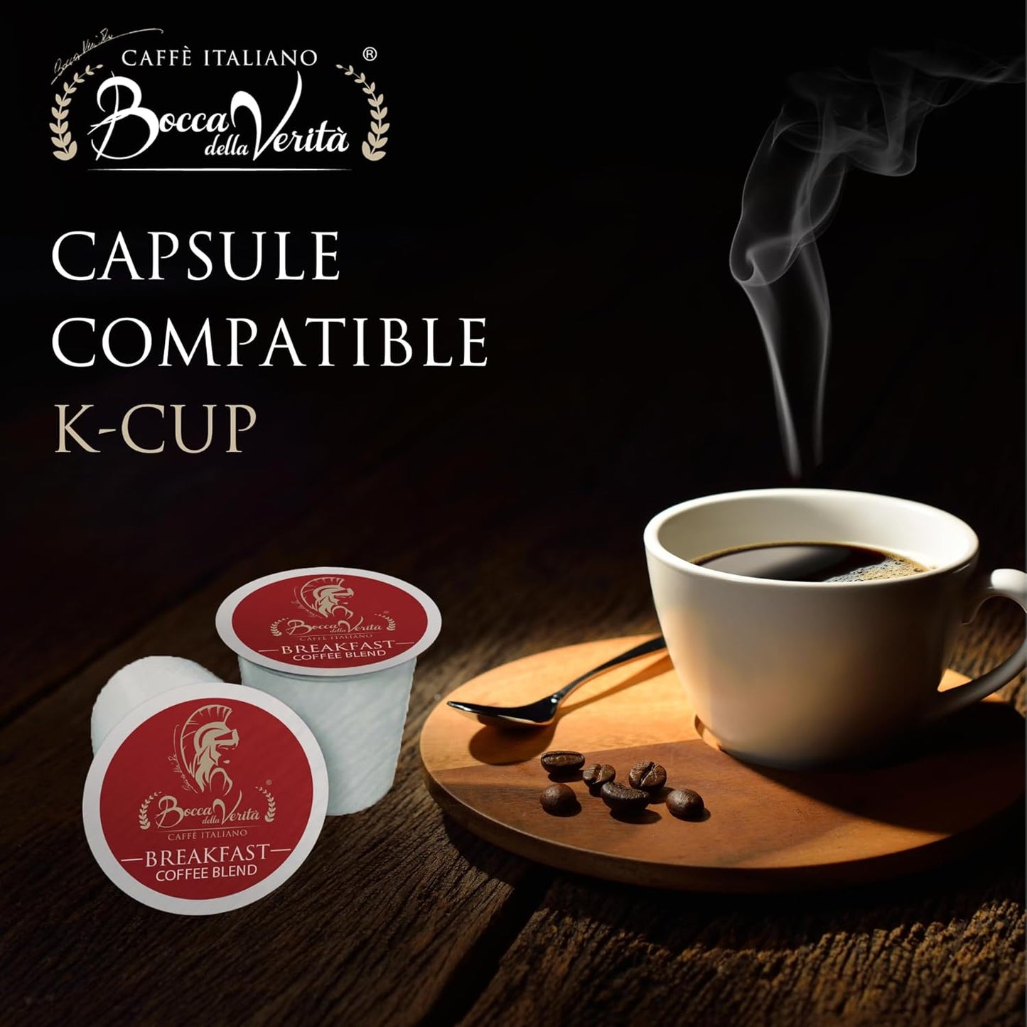 Café Italiano BREAKFAST COFFEE Compatibles con Cafetera Keurig® K-Cup®