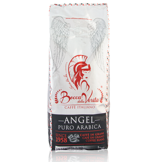 ANGEL Caffè Italiano in Grani 100% Arabica Con Valvola Di Protezione 