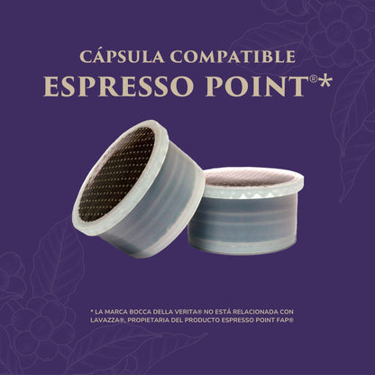 Adoro Roma Gourmet, Caffè Italiano in Capsule Compatibili FAP con Macchina da Caffè Lavazza® Espresso Point®