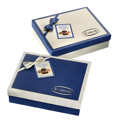 Large Gift Box with Tea and Chocolate Cookies 430g