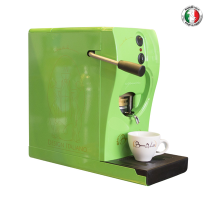 Caffettiera Bocca Della Verità® ''Samuel'' per Cialdas Monodose ESE 44 mm Made in Italy