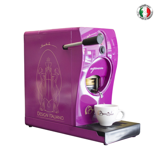 Caffettiera Bocca Della Verità® ''Pasqualina'' per Cialdas Monodose ESE 44 mm Made in Italy