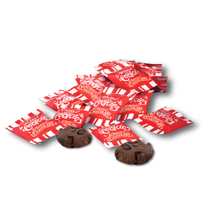 Mini Triple Chocolate Cookies in Bulk 100 units 1Kg