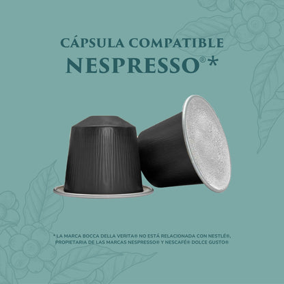 Hermes Espresso Italiano, Caffè Italiano in Capsule Compatibili con Macchina da Caffè Nespresso®