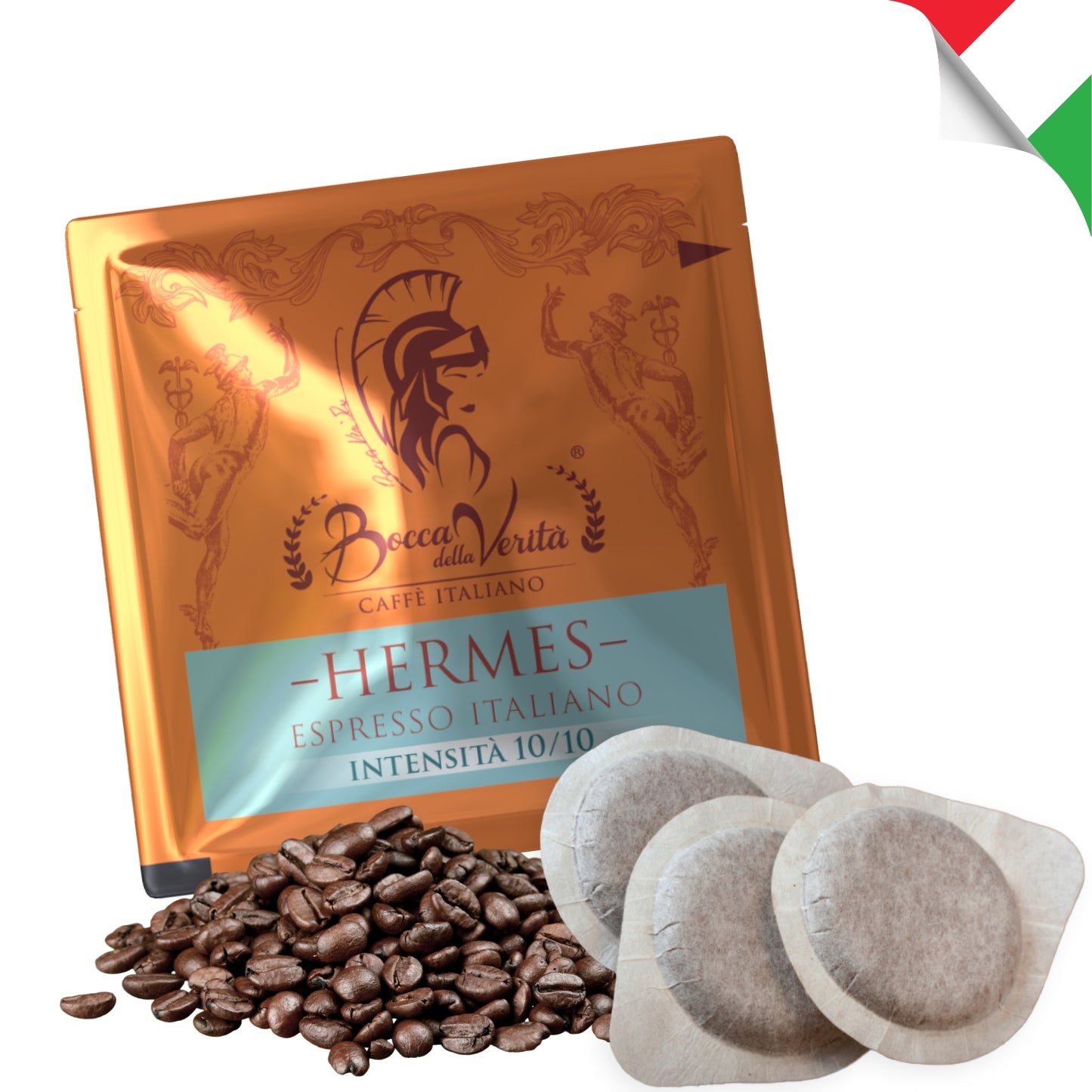 Hermes Espresso Italiano, Caffè Italiano in Capsule Monodose ESE 44mm