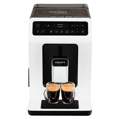 Krups Evidence EA8901 Macchina per caffè espresso indipendente completamente automatica 2,3 L 2 tazze Bianco - Macchina per caffè (Indipendente, Macchina per caffè espresso, 2,3 L, Macinacaffè integrato, 1450 W, Bianco) 